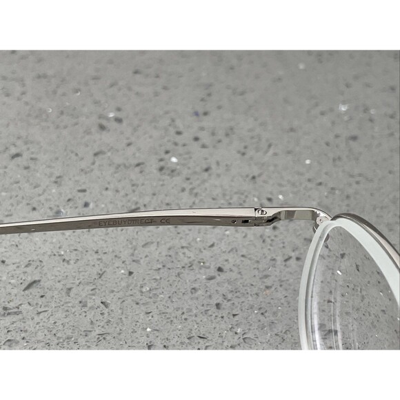 Eyebuydirect Tasker Silver 49-16-140 C2 Aviator Eyeglasses FRAMES ONLY full rim - Picture 5 of 5